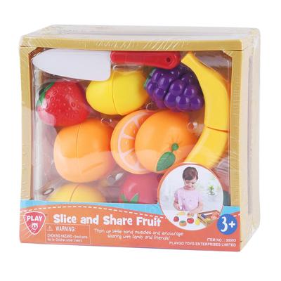 Play gesneden speelfruit in kratje, 11dlg.