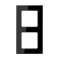 Dubbel afdekraam A550 zwart A5582BFSW Jung