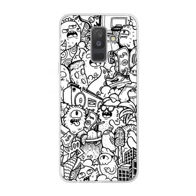 Vexx City #2: Samsung Galaxy A6 Plus (2018) Transparant Hoesje