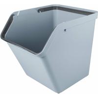 Sunware Sigma Home sorteer bak - afvalbak - blauw - stapelbaar - 60L - 49 x 39 x 45 cm