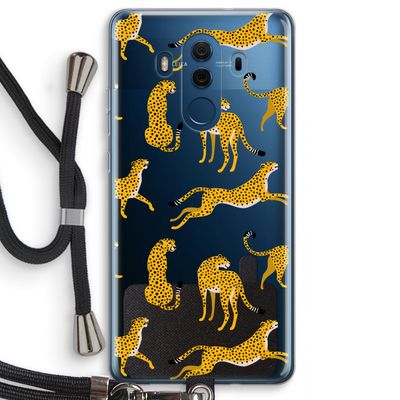 Luipaard: Huawei Mate 10 Pro Transparant Hoesje met koord
