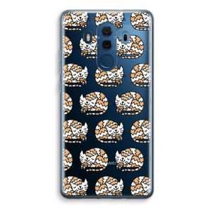 Slapende poes: Huawei Mate 10 Pro Transparant Hoesje