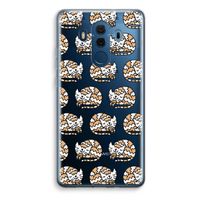 Slapende poes: Huawei Mate 10 Pro Transparant Hoesje