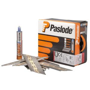 Paslode 34° Plastic Gebonden Stripnagels IM90 | RVS A2 | Ring | 2.8x55mm | +1x Gas VE=1250 - 142080