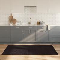 VidaXL Vloerkleed rechthoekig 100x200 cm bamboe donkerbruin