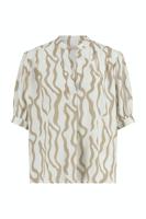 Studio Anneloes Darcy Skin Crepe Blouse 09940 Blouse 1116 Offwhite/clay