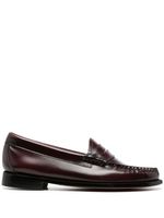 G.H. Bass & Co. Weejuns penny-slot loafers - Rouge