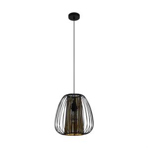 EGLO Curasao hangende plafondverlichting E27 40 W Zwart, Goud