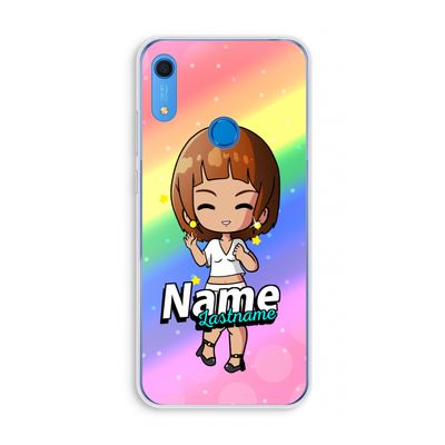 Chibi Maker vrouw: Huawei Y6s Transparant Hoesje