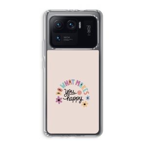 Happy days: Xiaomi Mi 11 Ultra Transparant Hoesje