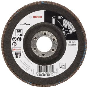 Bosch Accessories 2608607639 X581 Lamellenschijf Diameter 125 mm Boordiameter 22.33 mm RVS 1 stuk(s)