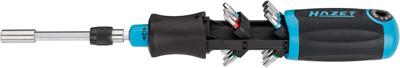 HAZET Bit ratelschroevendraaier 810R-4 · Sleufprofiel, Kruiskop profiel PH, Binnen-zeskant-profiel, Binnen-TORX®-profiel, 1/4 inch (6,3 mm) zeskant