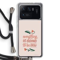 Optimistic flower girl: Xiaomi Mi 11 Ultra Transparant Hoesje met koord