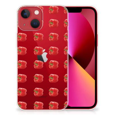 Apple iPhone 13 | Siliconen Case | Paprika Red