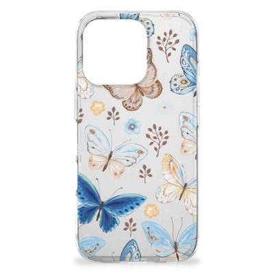 TPU Hoesje voor iPhone 16 Pro Vlinder