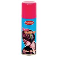 Carnaval verkleed haarverf/spray - roze - 125 ml - kinderen en volwassenen - makkelijk uitwassen