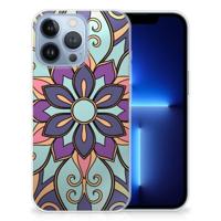 Apple iPhone 13 Pro | TPU Case | Purple Flower