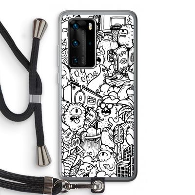 Vexx City #2: Huawei P40 Pro Transparant Hoesje met koord