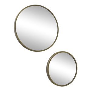Urban Interiors Ronde Spiegel 'Loft 42' Set van 2 stuks, kleur Antiek Messing