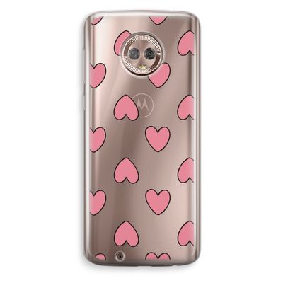 Ondersteboven verliefd: Motorola Moto G6 Transparant Hoesje