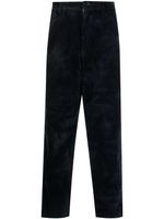 Comme Des Garçons Shirt pantalon en velours côtelé - Bleu