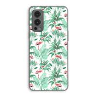 Flamingo bladeren: OnePlus Nord 2 5G Transparant Hoesje