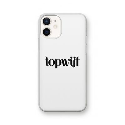 Topwijf Wit: iPhone 12 Transparant Hoesje