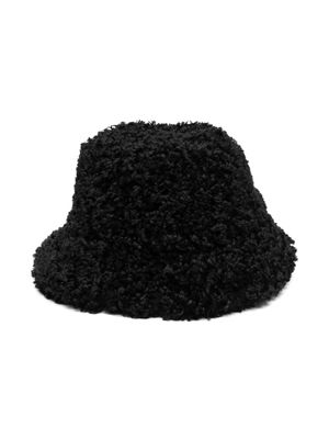 Monnalisa sac seau à motif cœurs - Noir