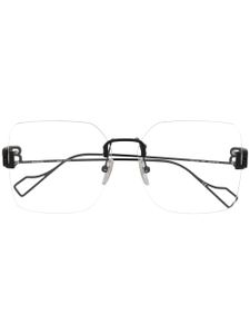 Balenciaga Eyewear lunettes de vue à logo BB - Noir