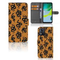 Telefoonhoesje | Met pasjeshouder | voor Motorola Moto E13 4G Snakes