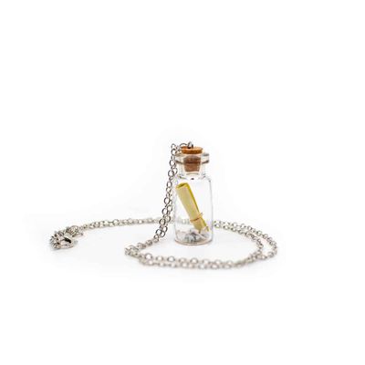 Wensketting Message in a Bottle Geel