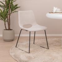Kave Home Eetkamerstoel 'Zahara' kleur Beige Kave Home Eetkamerstoel 'Zahara' kleur Beige