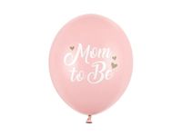 Ballonnen 'Mom To Be' Lichtroze (6st)