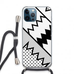 Pop Art #5: iPhone 13 Pro Max Transparant Hoesje met koord