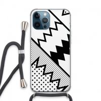 Pop Art #5: iPhone 13 Pro Max Transparant Hoesje met koord Pop Art #5: iPhone 13 Pro Max Transparant Hoesje met koord