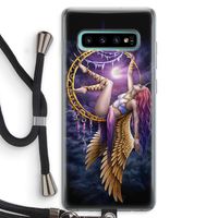 Aerial Angel: Samsung Galaxy S10 Plus Transparant Hoesje met koord