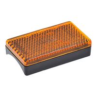 Busch & Muller Bumm reflector rechthoek zelfklevend oranje fietsbuis