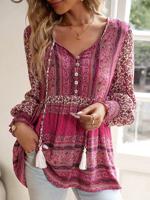 Boho Loose Ethnic Shirt