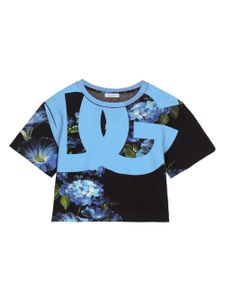 Dolce & Gabbana Kids t-shirt à imprimé Bellflower - Noir