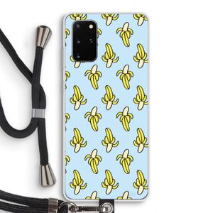 Bananas: Samsung Galaxy S20 Plus Transparant Hoesje met koord