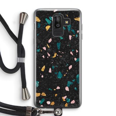 Terrazzo N°10: Samsung Galaxy J8 (2018) Transparant Hoesje met koord