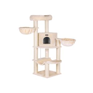 Krabpaal groot XL kattenboom beige