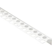 Deko Light Combo Anschlussprofil für Spachtelarbeiten Aluminium natur, 2 m 970814 Aansluitprofiel Aluminium