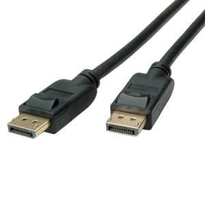 ROLINE GREEN DisplayPort-kabel, v1.4, DP M - M, zwart, 2 m