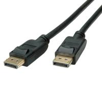 ROLINE GREEN DisplayPort-kabel, v1.4, DP M - M, zwart, 2 m - thumbnail