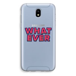 Whatever: Samsung Galaxy J5 (2017) Transparant Hoesje