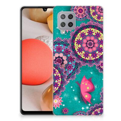 Samsung Galaxy A42 | Hoesje maken | Cirkels en Vlinders