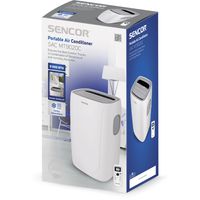 Sencor SAC MT9020C mobiele airconditioner 0,4 l Wit - thumbnail