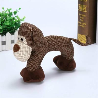 3 stuks BU812 hond kauwen speelgoed Bite resistente hond piepende interactieve huisdieren Supplies (aap)