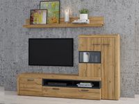 Tv-meubel set II CARLOS 4 deuren grandson eik/matera - thumbnail